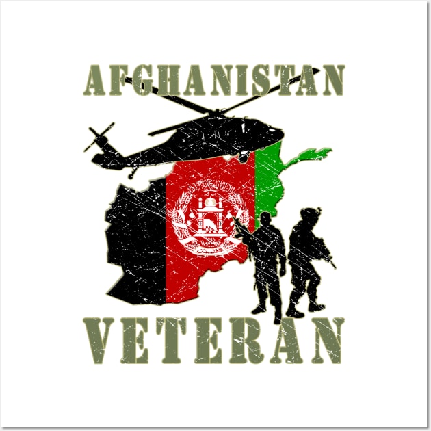 Afghanistan Veteran Wall Art by Wykd_Life